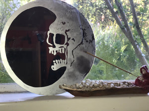 Dead Moon Cloudy Hanging Mirror
