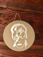 Load image into Gallery viewer, David Bowie/Ziggy Stardust Hanging Decorative Mirror

