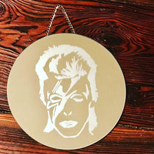 Load image into Gallery viewer, David Bowie/Ziggy Stardust Hanging Decorative Mirror
