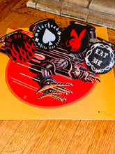 Load image into Gallery viewer, Painted Faux Leather Mirror Compacts