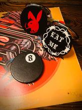 Load image into Gallery viewer, Painted Faux Leather Mirror Compacts