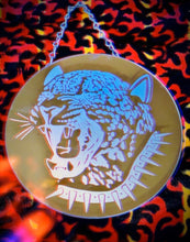 Load image into Gallery viewer, Night Prowler Leopard Mirror