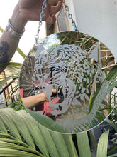 Load image into Gallery viewer, Night Prowler Leopard Mirror