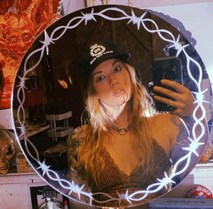 Barbed Wire Glamour Mirror