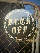 Load image into Gallery viewer, CUSTOMIZABLE BARBED WIRE/CHAINLINK MIRROR