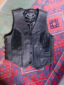 Deco Leather Vest