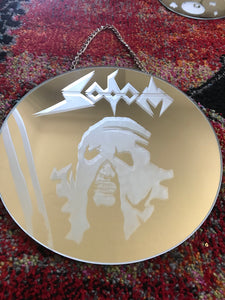 Sodom Logo Hanging Mirror