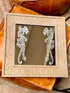 Sandstone Tiger Mirror